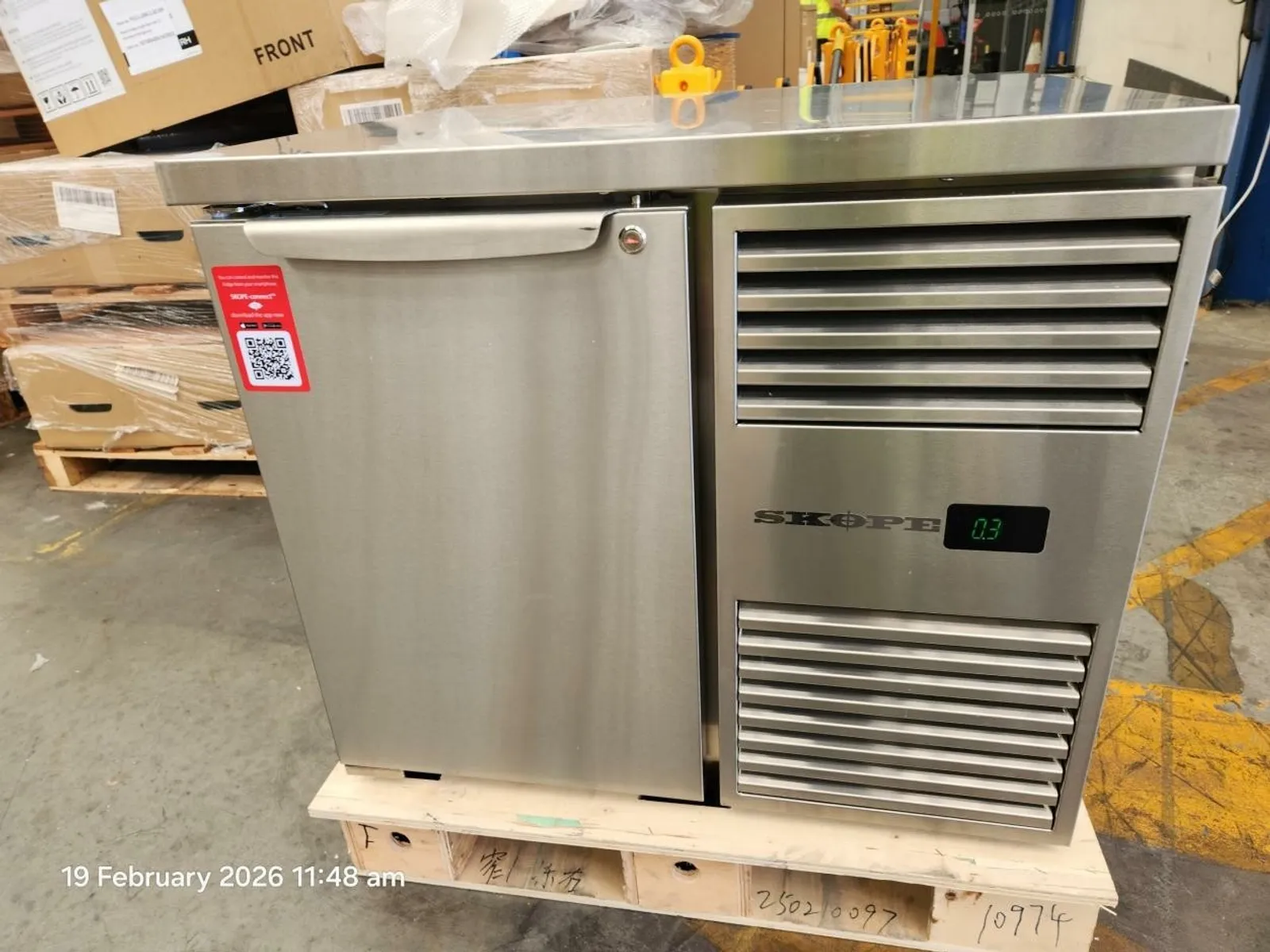 SKOPE ProSpec PG11.UBR.1.SD.RH - 1 Solid Door Underbench GN 1/1 Right Hand Fridge - Clearance