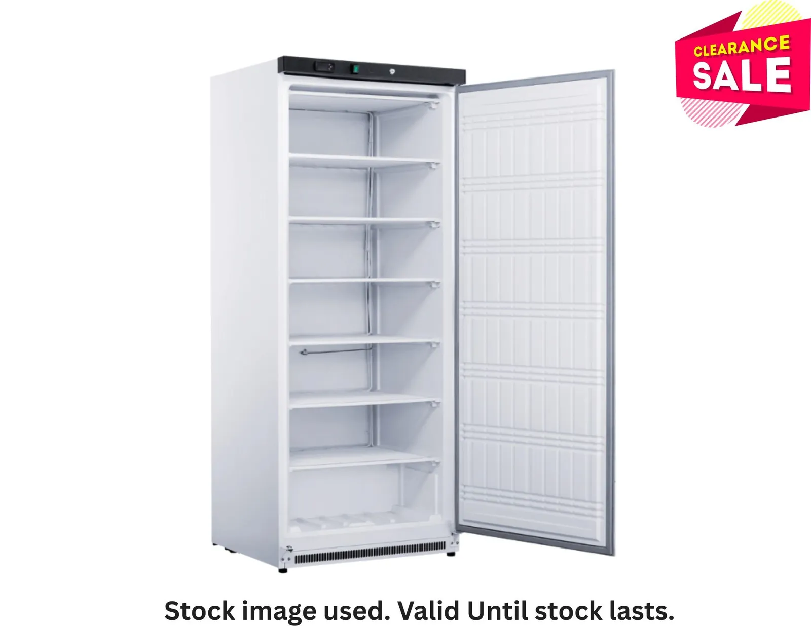 FED-X XF600SS - Stainless Steel Upright Static Freezer - Clearance