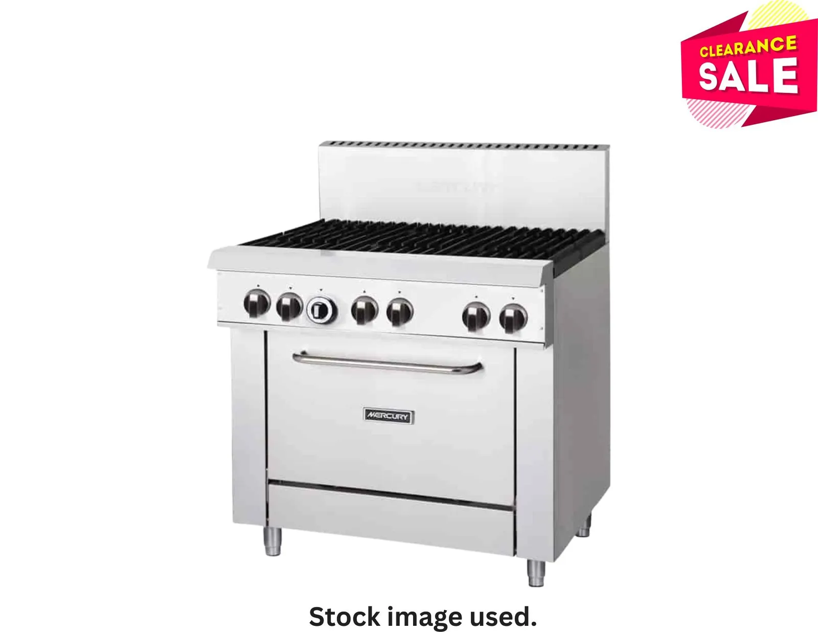 Mercury M36S-6F - 6 Burners Static Gas Oven Range - Clearance (4)