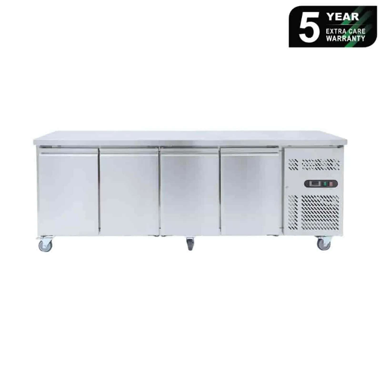 Bromic UBF2230SD-NR - Under Bench Freezer - 553L - 4 Doors - Stainless Steel