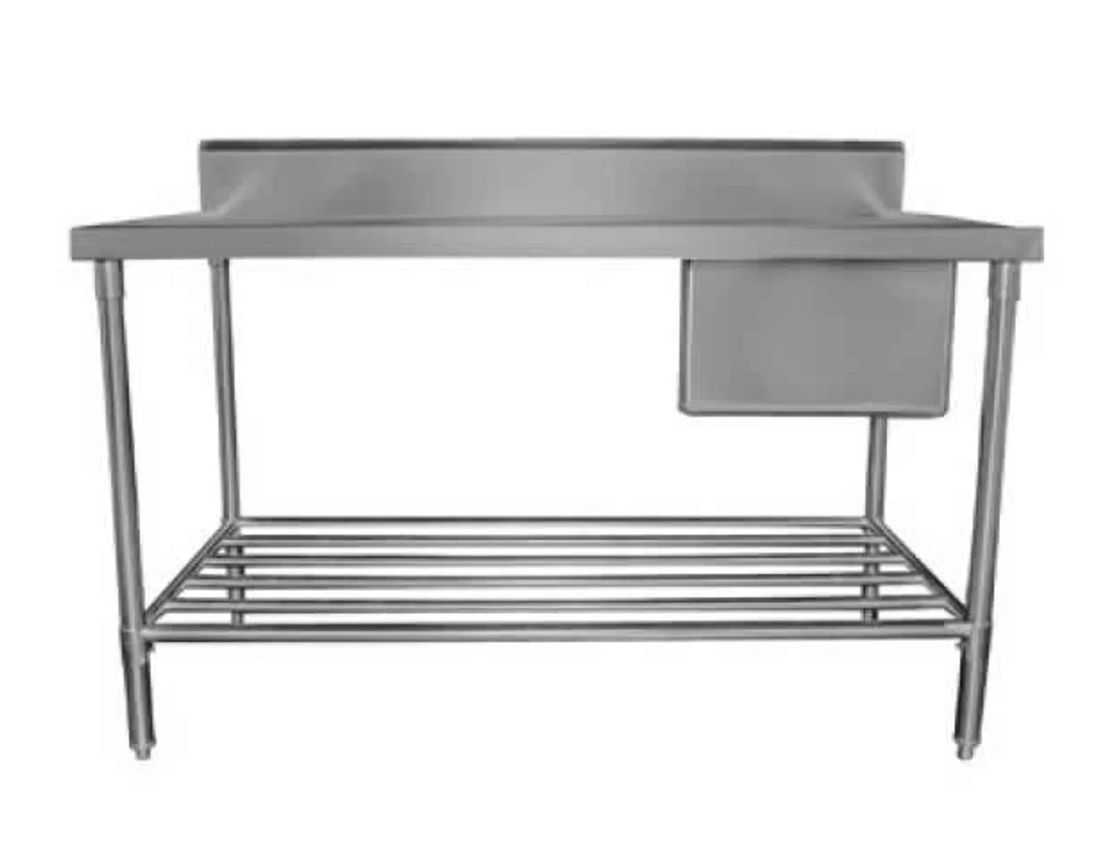 Mixrite SS1624L - Sink Bench with Splashback 2400mm