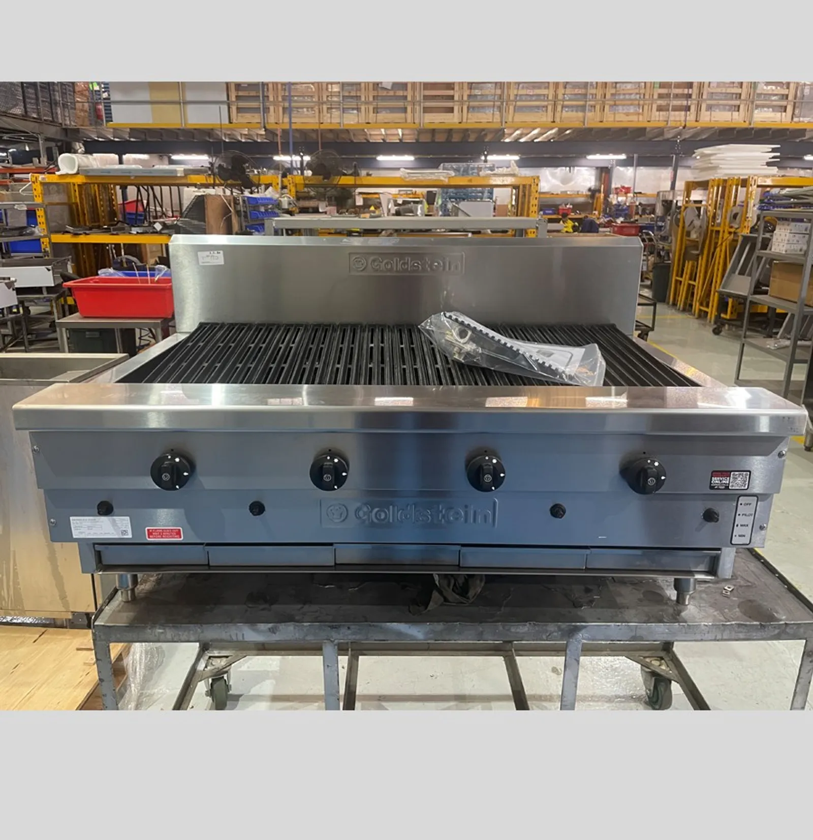 Goldstein RBA48L - Gas Char Broiler, BBQ - Clearance