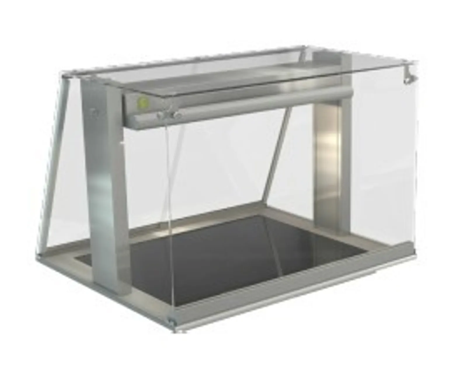 Cossiga LSCM2-FS - Linear Ceramic - Full Square Glass 805mm, 2x1/1 GN Plates