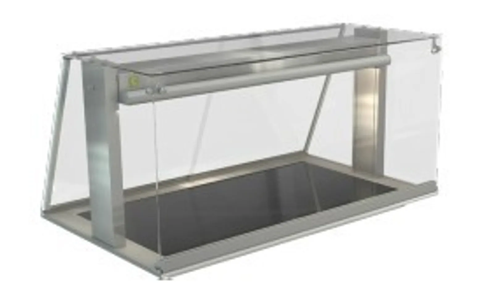 Cossiga LSCM3-FS - Linear Ceramic - Full Square Glass 1145mm, 3x1/1 GN Plates