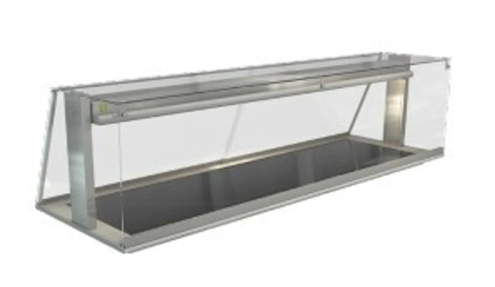 Cossiga LSCM6-FS - Linear Ceramic - Full Square Glass 2165mm, 6x1/1 GN Plates