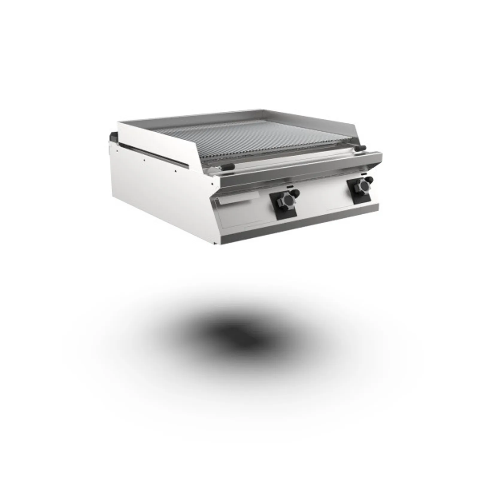 Mareno GL98GIT-NG - M1 90 Series 800mm wide Gas charcoal Grill top with Lava rocks and Stainless grid