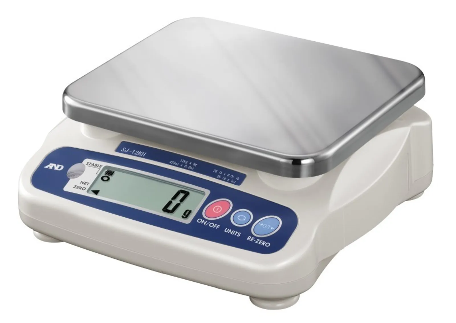 A&D SJ-5000N - Compact Bench Scales, 5000g x 5g
