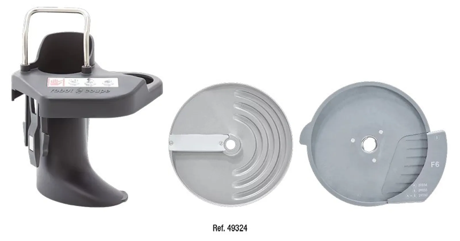 Robot Coupe 29230W - French Fries Slicing Disc 6x6mm suits Series 5-7 - Clearance