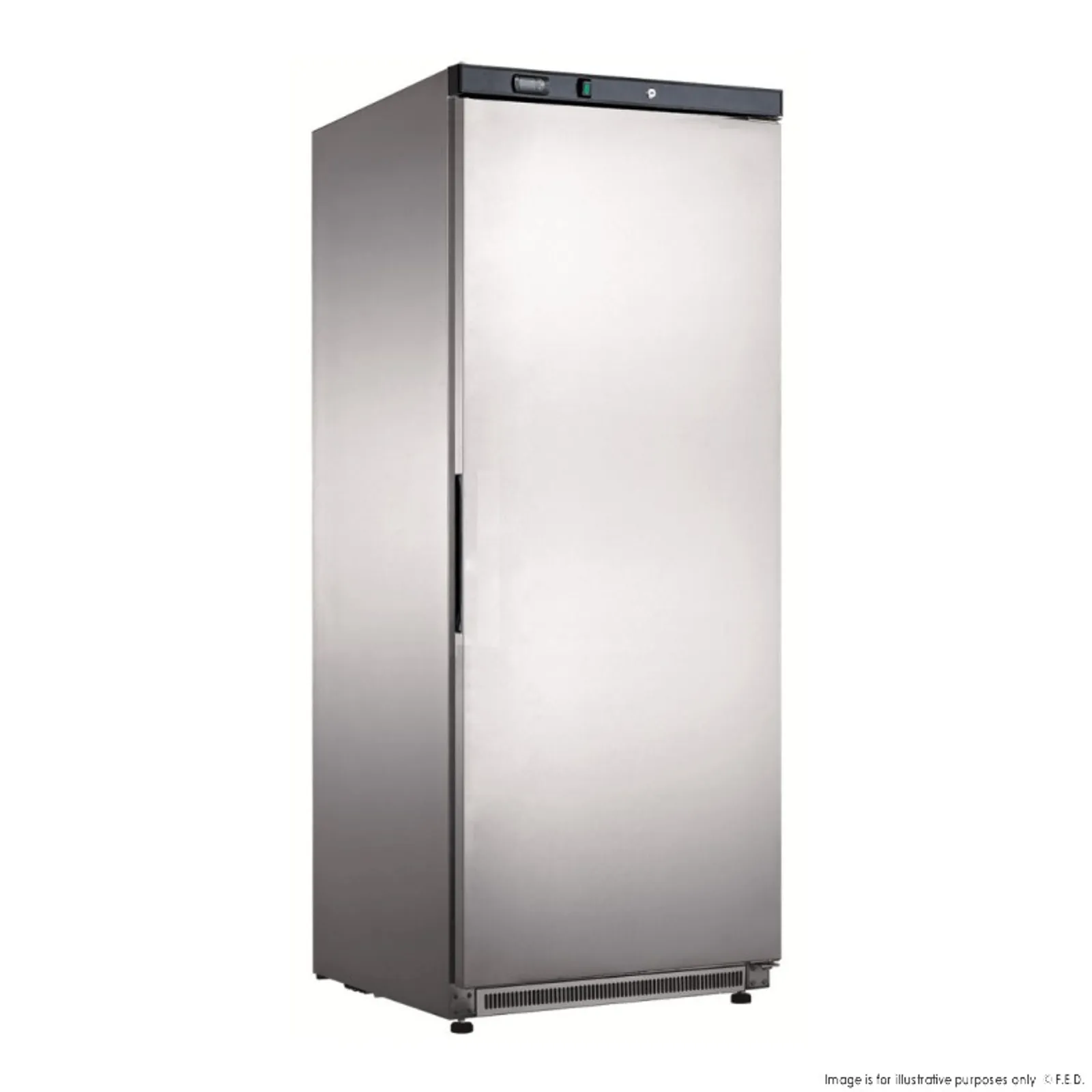 FED-X XR600SS - Stainless Steel Upright Static Fridge - Clearance