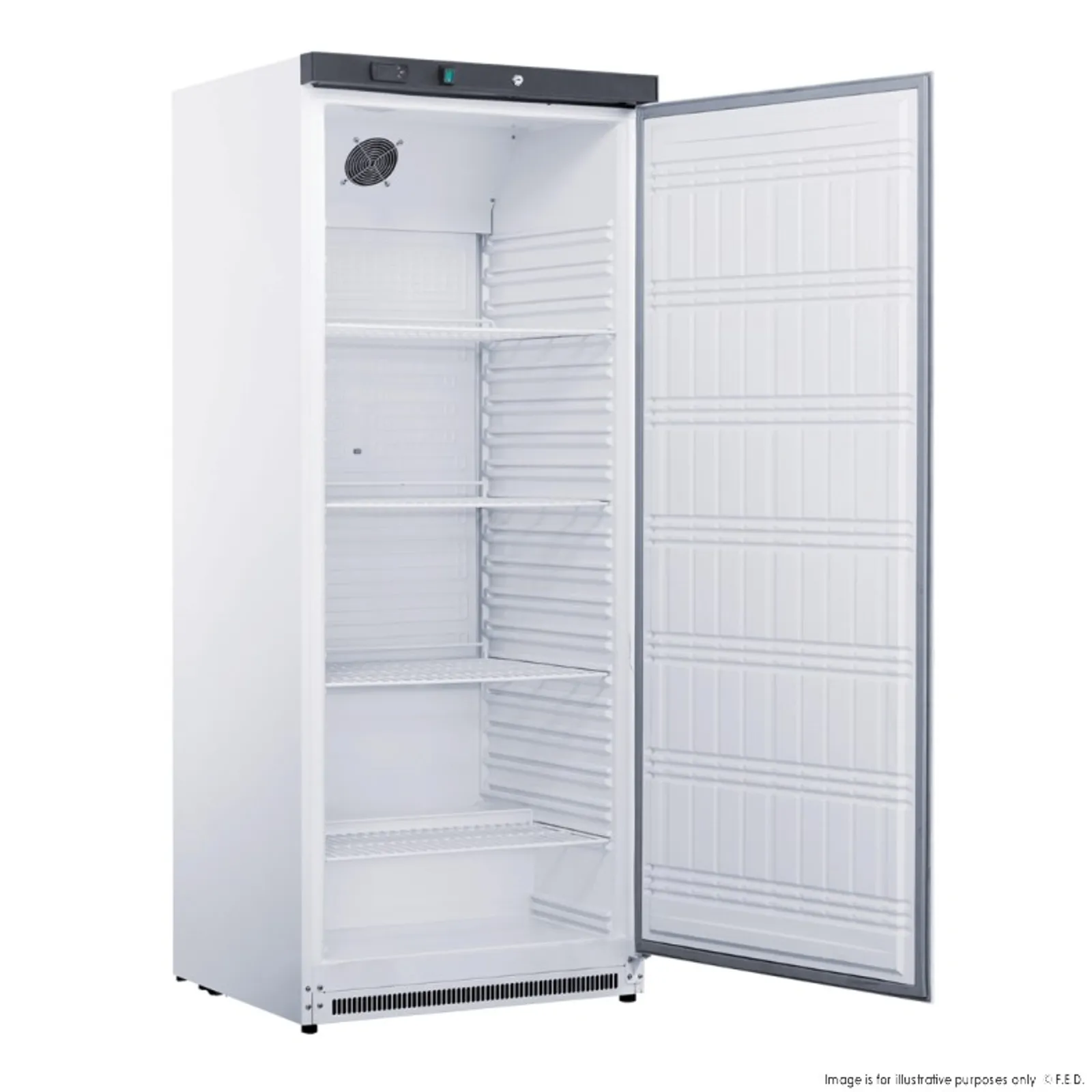 FED-X XR600SS - Stainless Steel Upright Static Fridge - Clearance