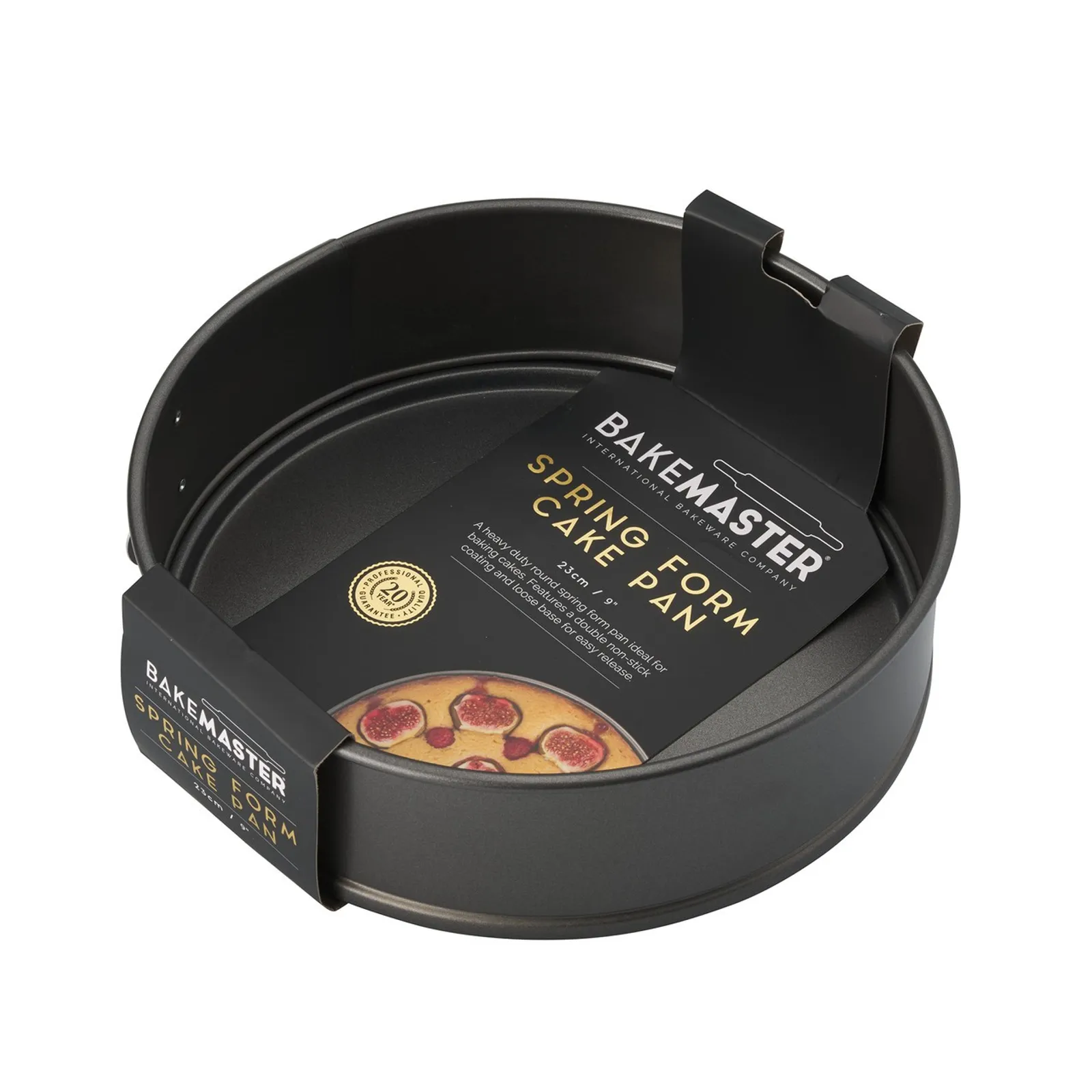 Bakemaster 40052 - Springform Rnd Cake Pan, 23Ø x 6cm - Non Stick