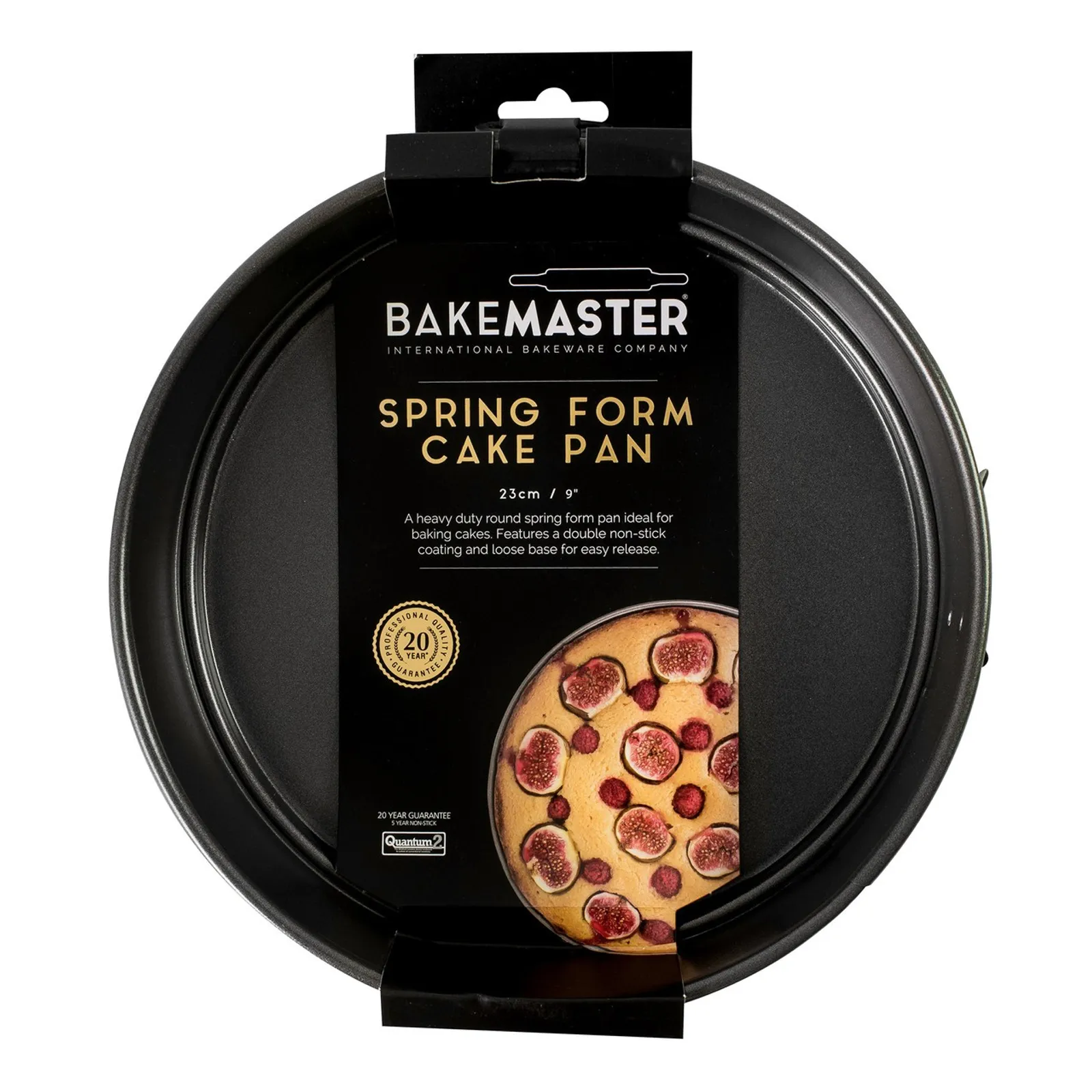 Bakemaster 40052 - Springform Rnd Cake Pan, 23Ø x 6cm - Non Stick