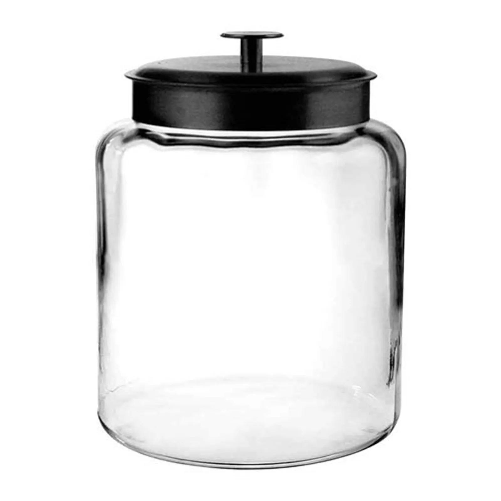 Anchor Hocking 2663720 - Montana Storage Jar w/ Black Lid 7.5L