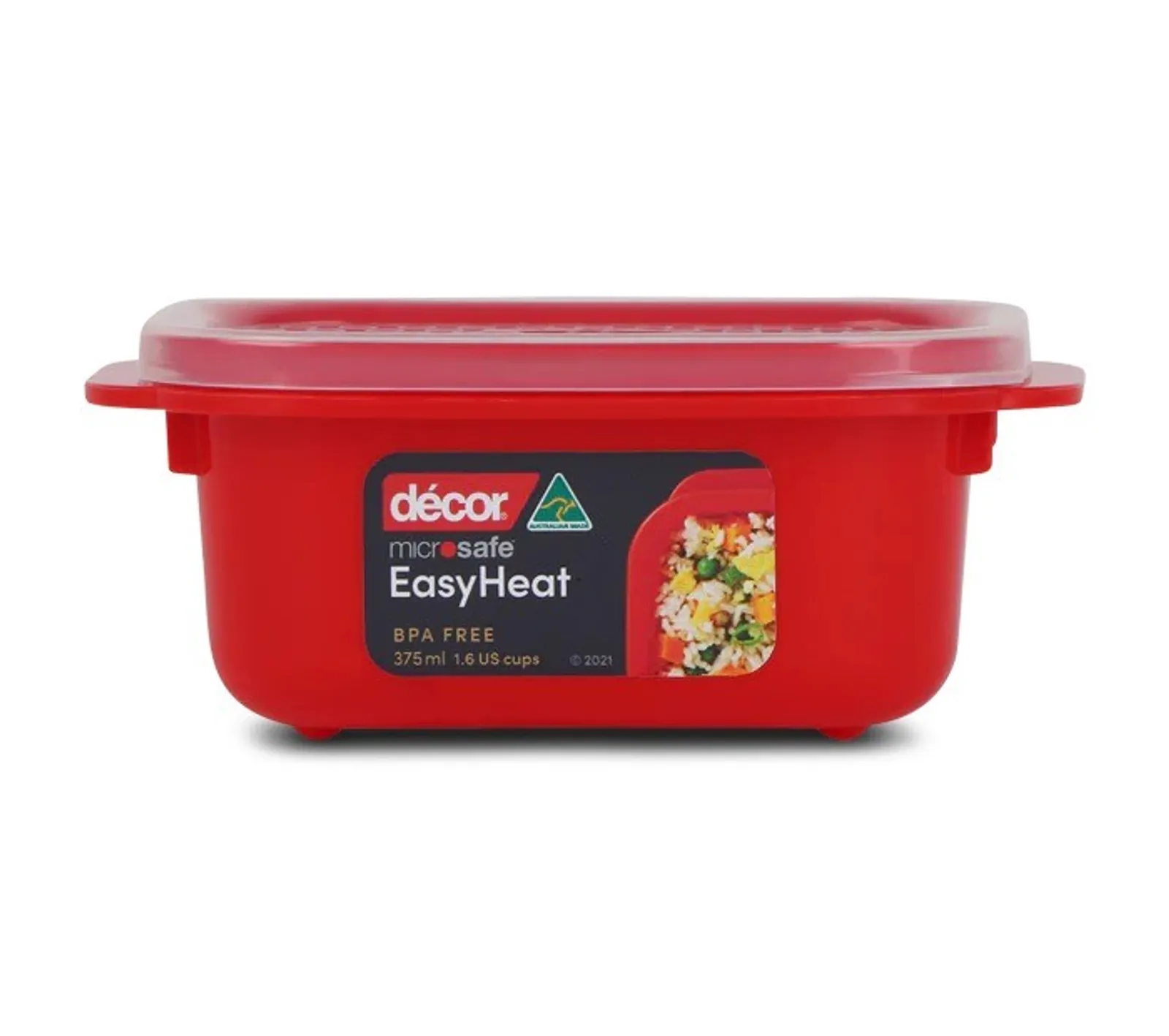 Decor Microsafe 124800 - Microwavable Container, Oblong, 375ml