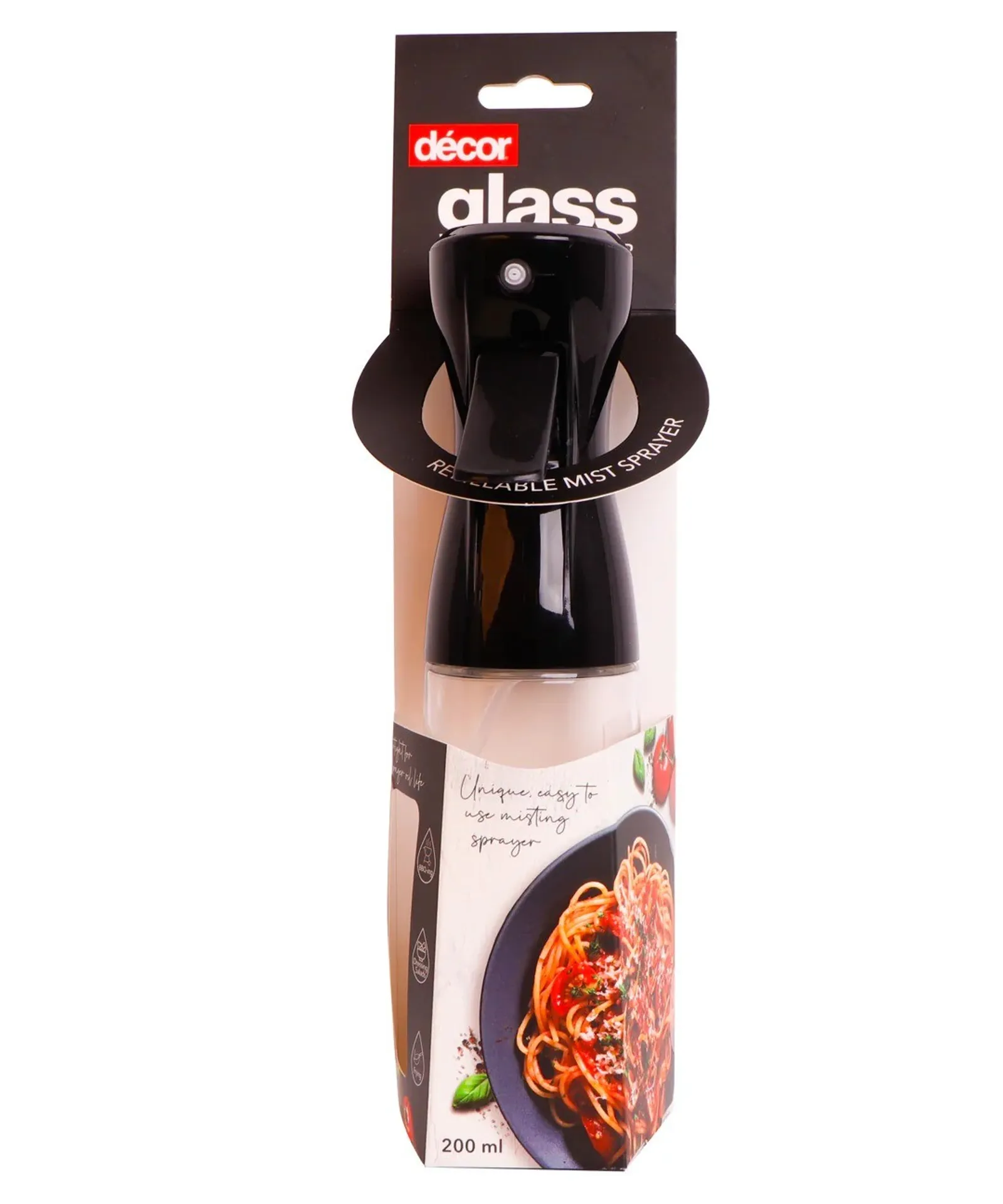 Decor Cook 264900 - Glass Oil Spray Bottle, 200ml