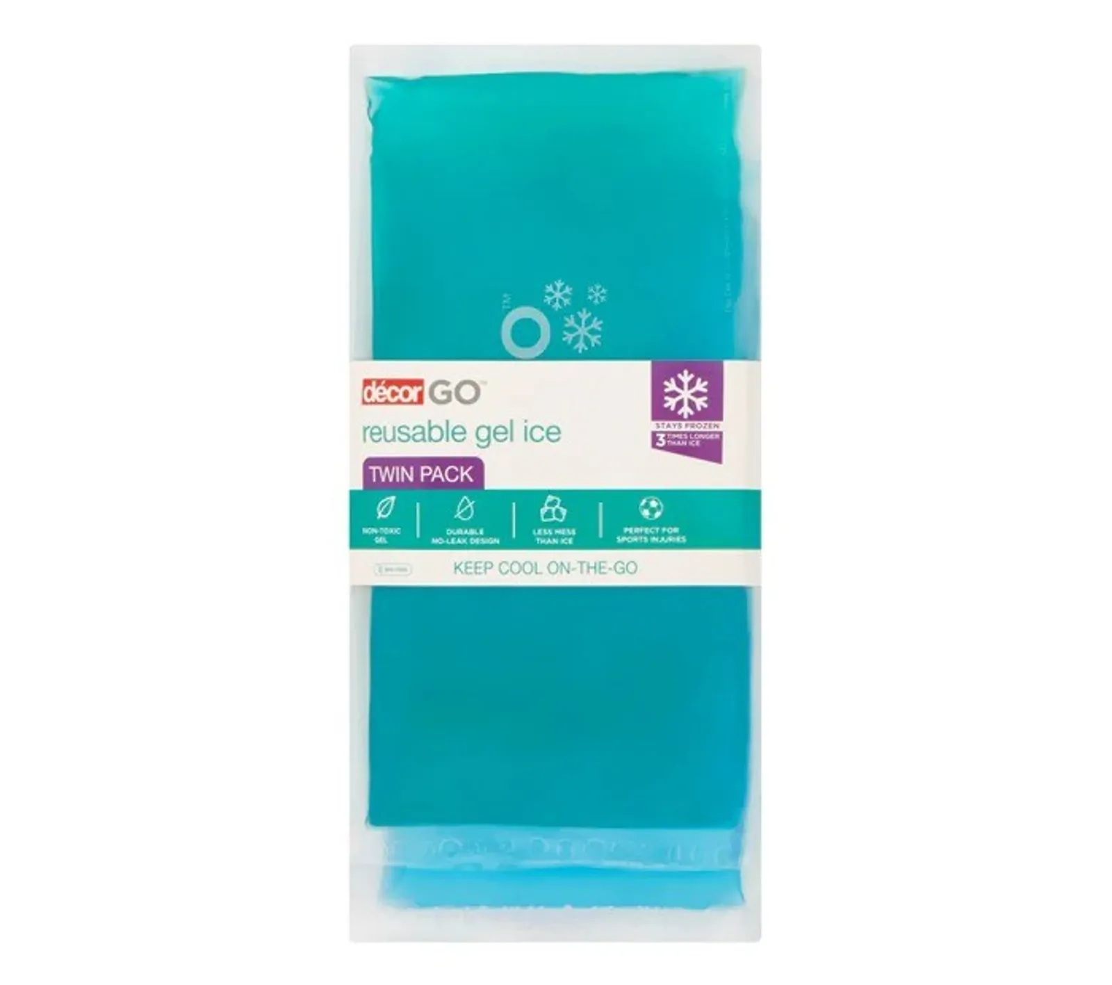 Decor Go 252700 - Reusable Gel Ice Twin Pack