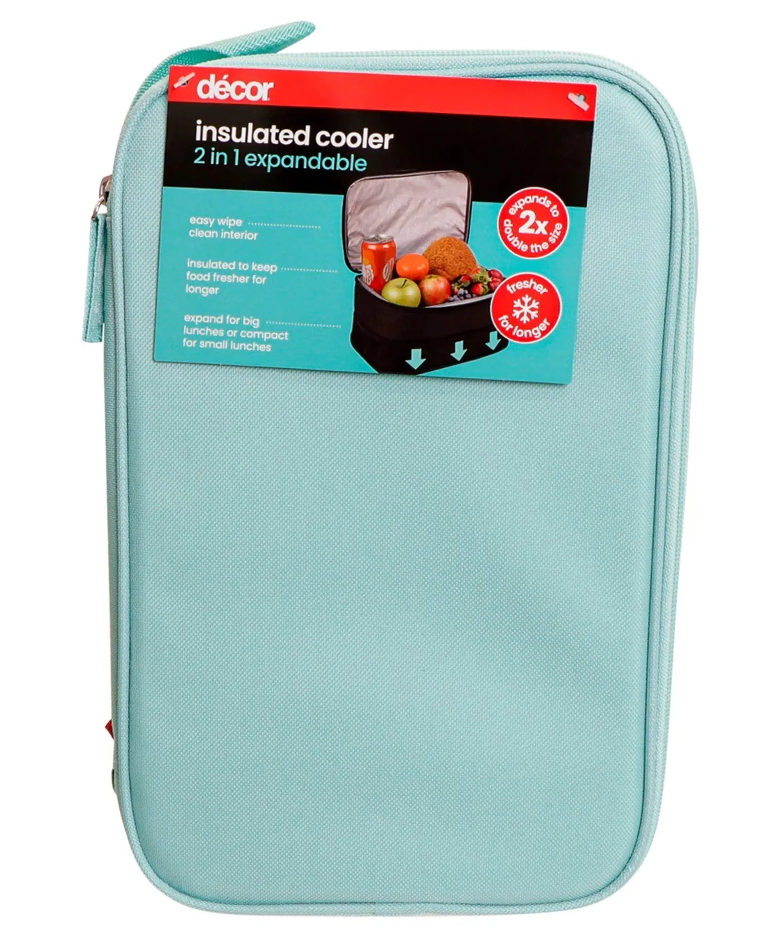 Decor Go 255500 - 2 in 1 Insulated Expandable Cooler