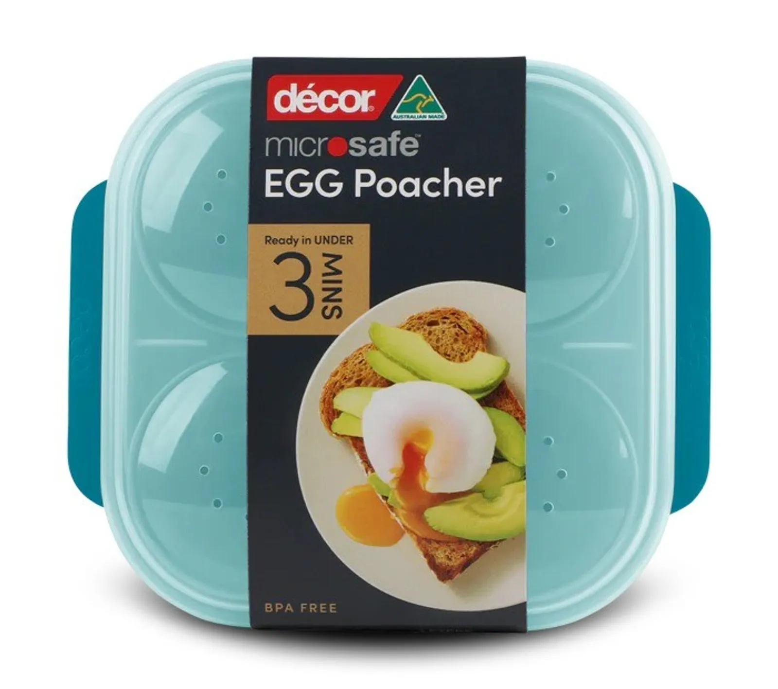 Decor Microsafe 225010 - Steam Egg Poacher, Teal
