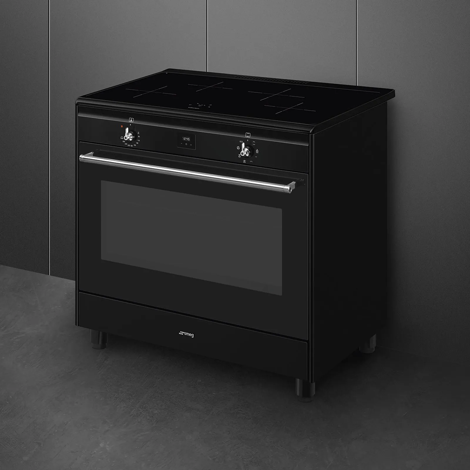 Smeg CX91IMBL - Cooker with Induction Freestanding Cooker