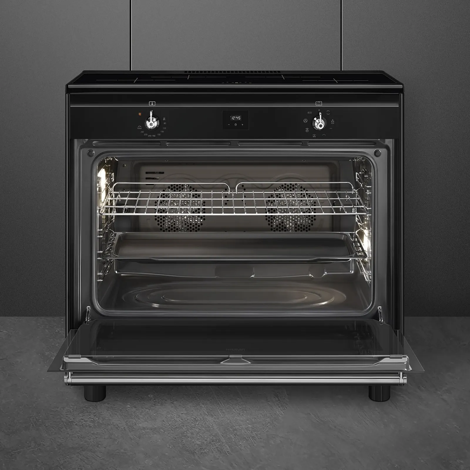 Smeg CX91IMBL - Cooker with Induction Freestanding Cooker