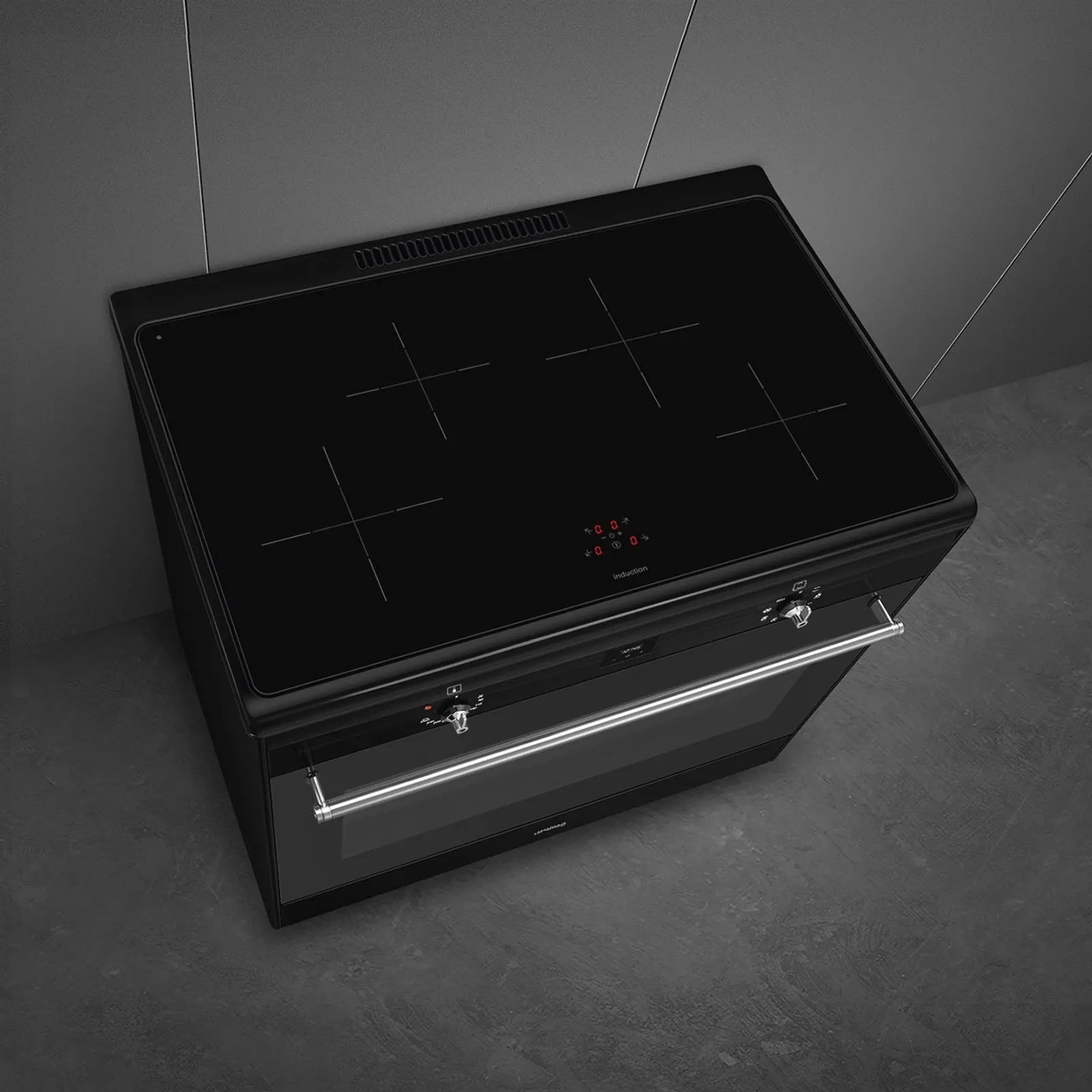 Smeg CX91IMBL - Cooker with Induction Freestanding Cooker