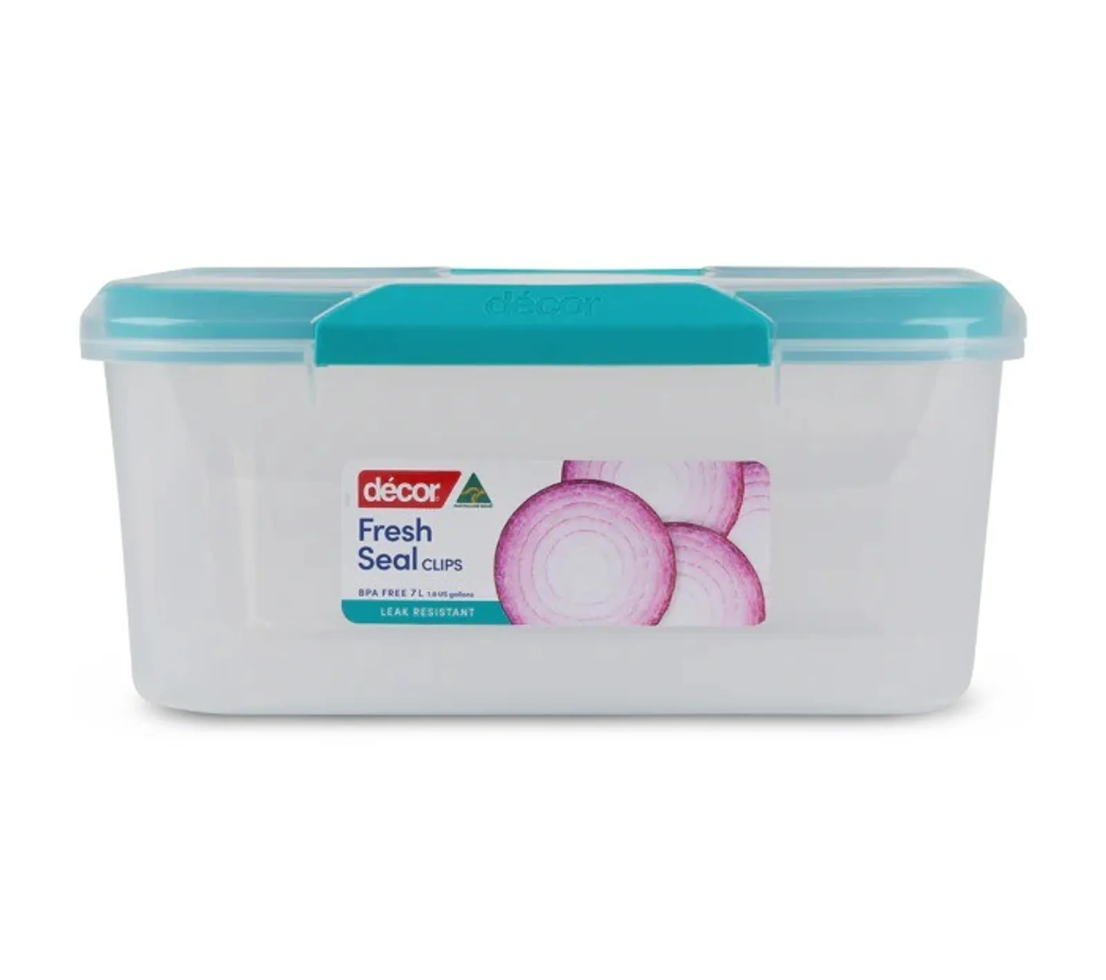 Decor Fresh Seal Clips 232510 - Food Containers, Oblong, 7L