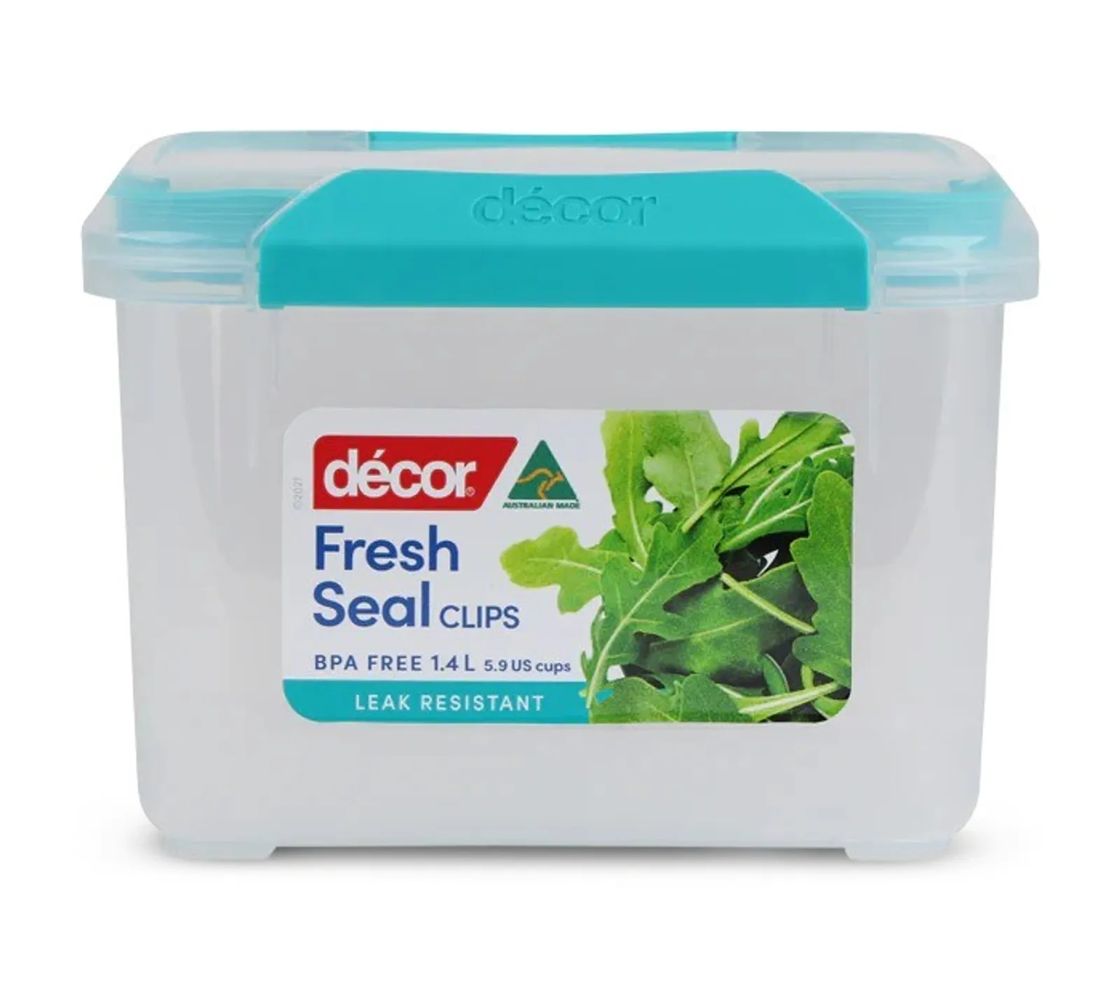 Decor Fresh Seal Clips 240110 - Food Containers, Square, 1.4L