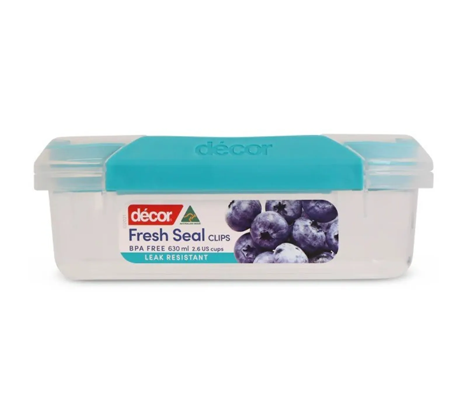 Decor Fresh Seal Clips 240210 - Food Containers, Square, 630ml