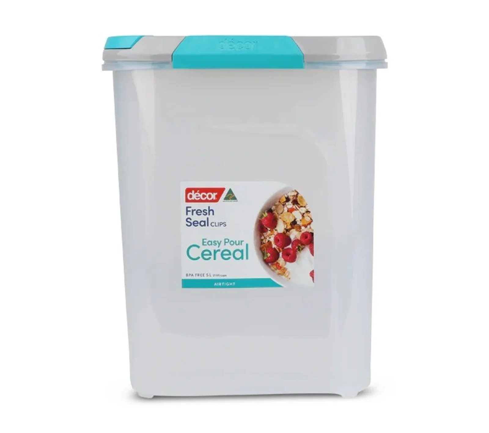 Decor Fresh Seal Clips 240710 - Cereal Container, 5L