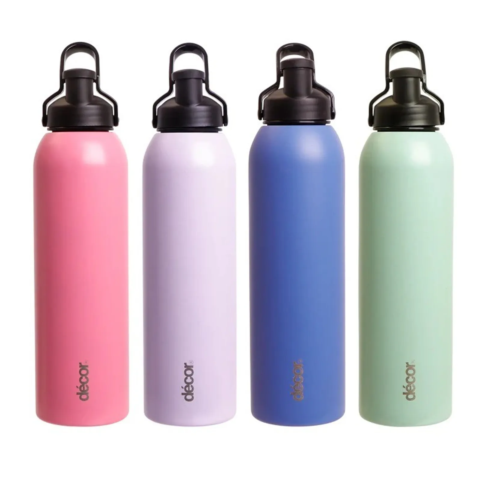 Decor Flipseal 197810 - Matte Stainless Steel Bottle, 750ml