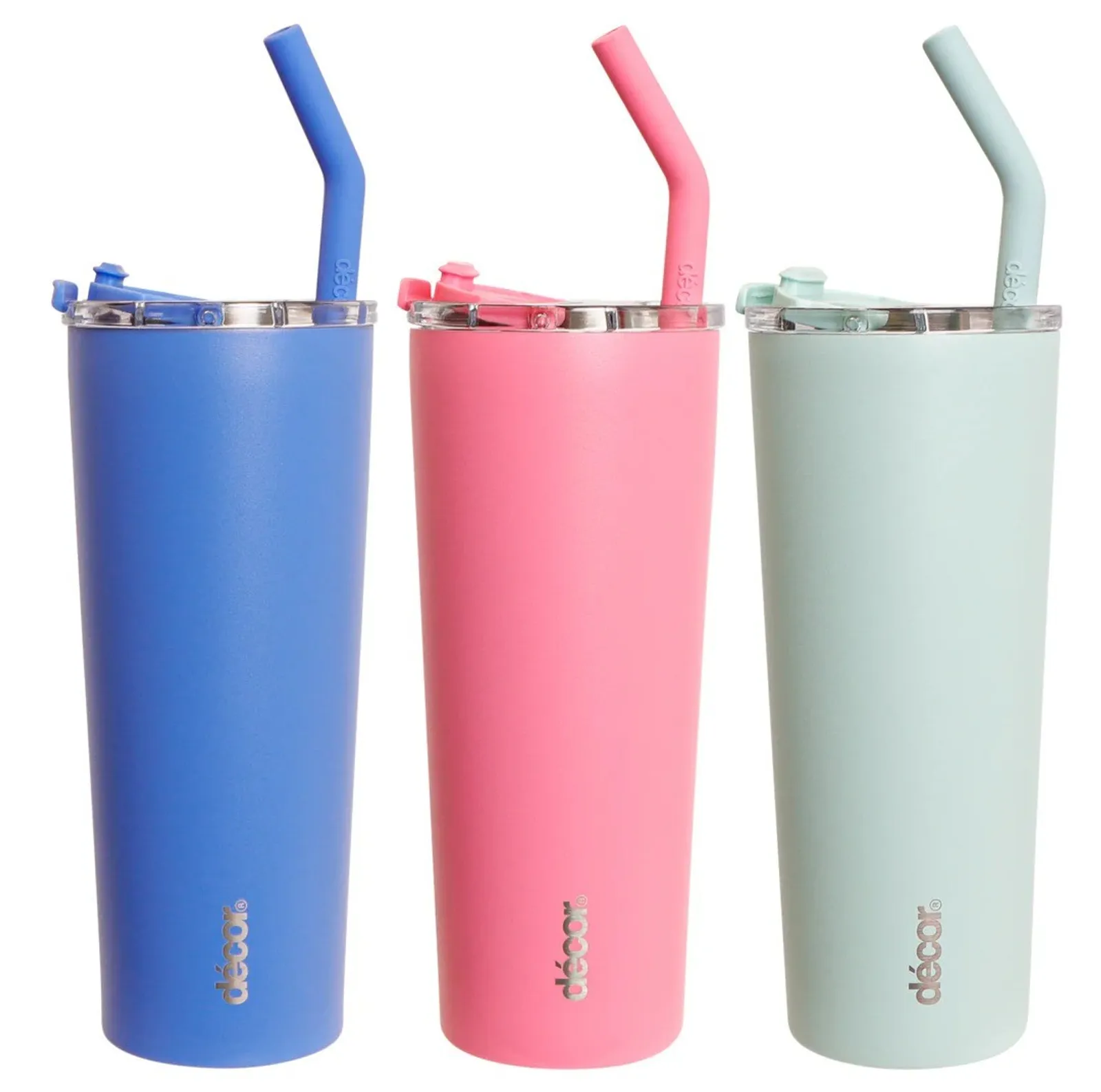 Decor 254700 - Smoothie & Coffee Tumbler, Double Wall Stainless Steel, 650ml
