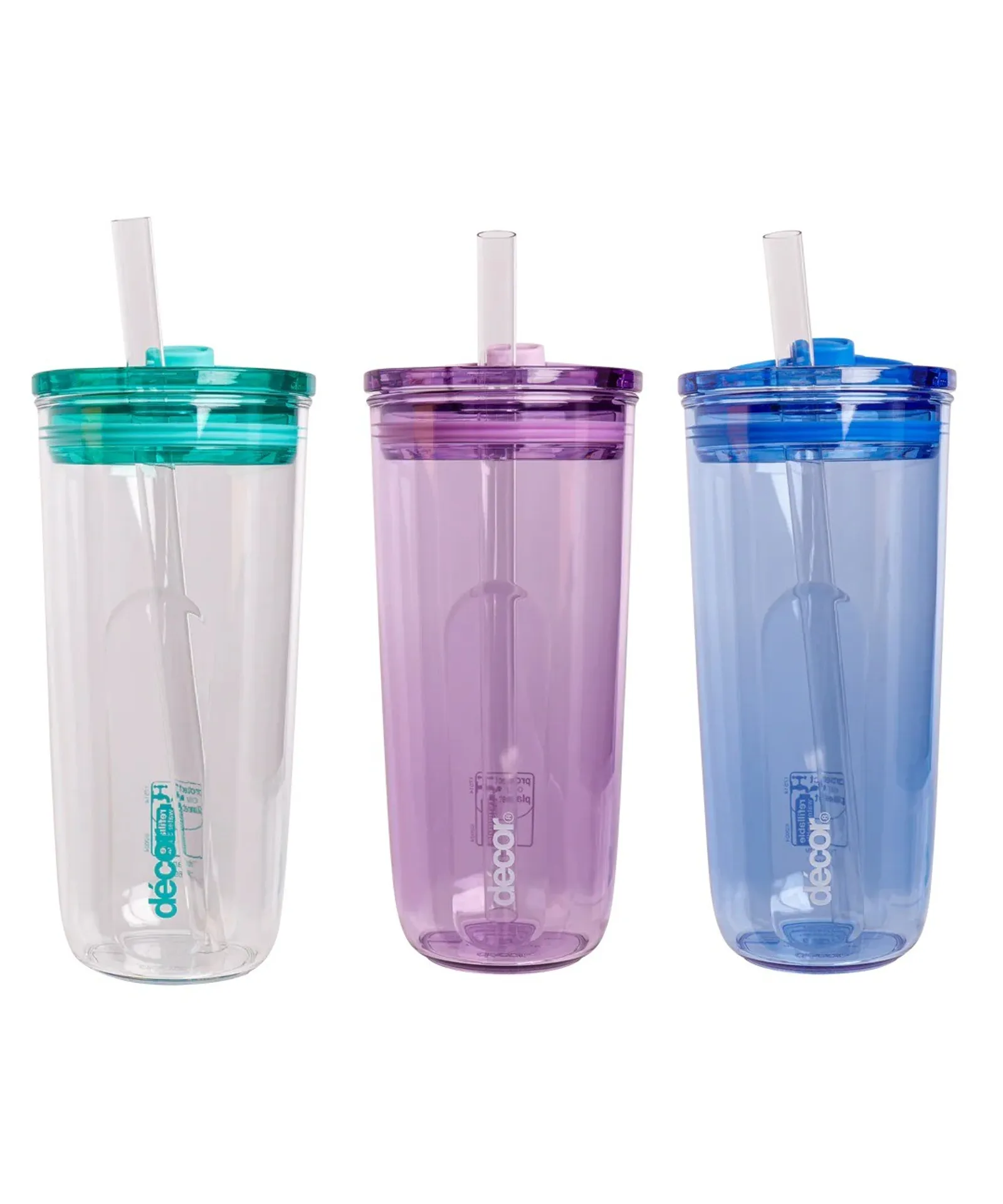 Decor 269200 - 2-in-1 Straw Tumbler Tritan 700ml