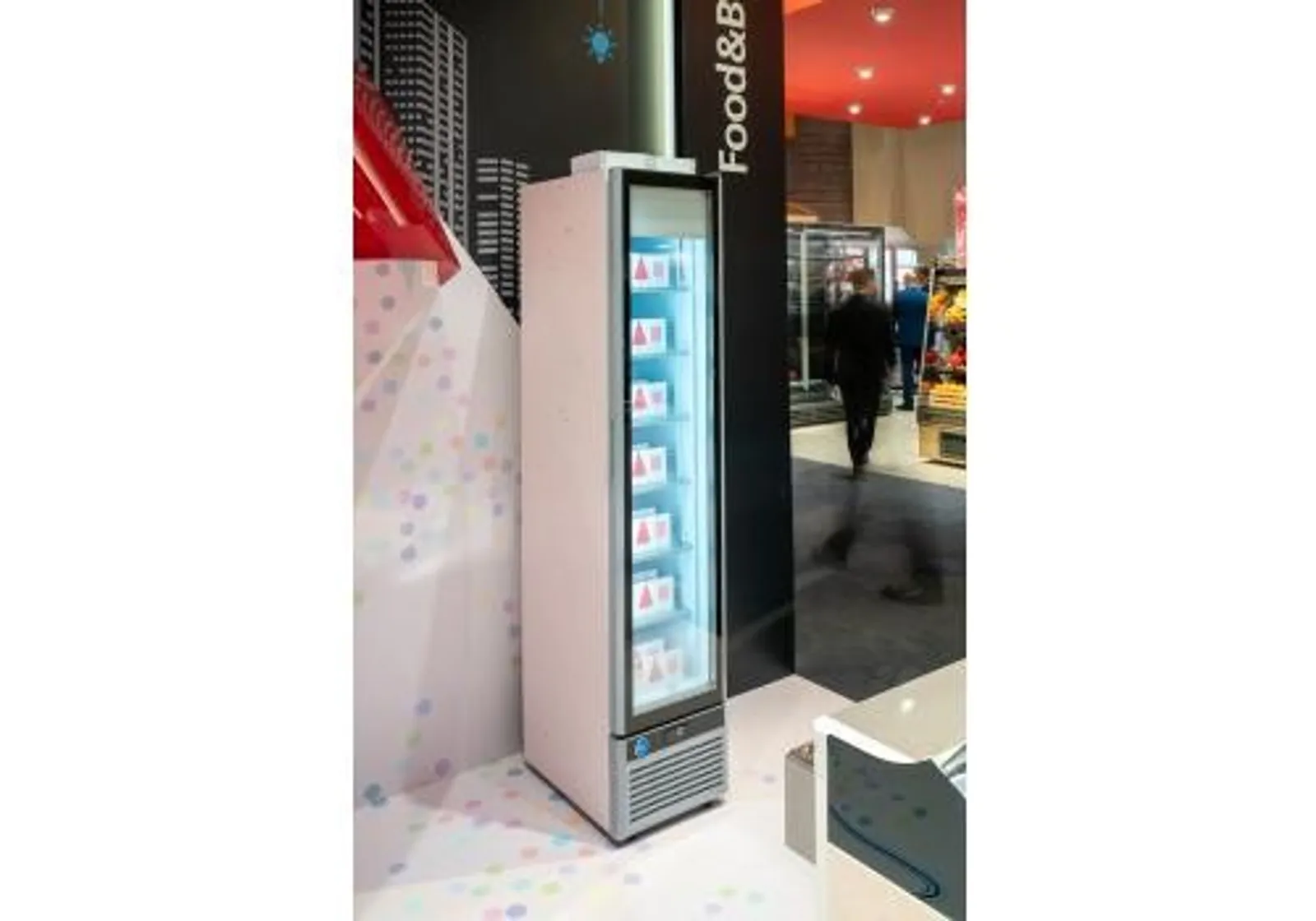 Iarp Glee X Slim - Ice Cream Negative Vertical Fridge Counter