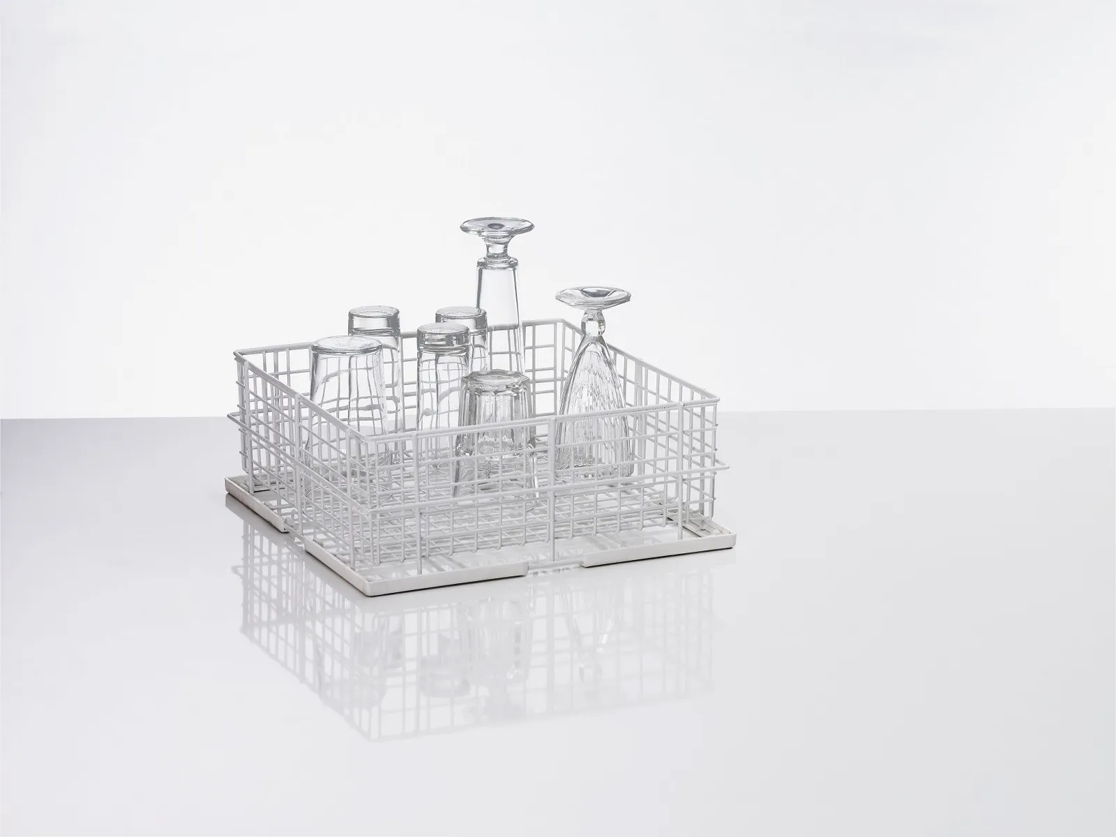 Winterhalter 5501268 400x400 Square Glass Washing Basket Without Rows