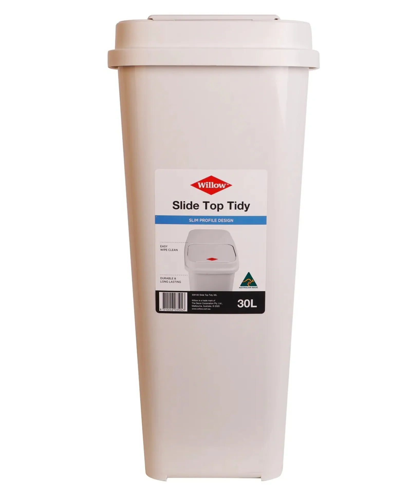Decor Willow 309100 - Slide Top Bin 30L