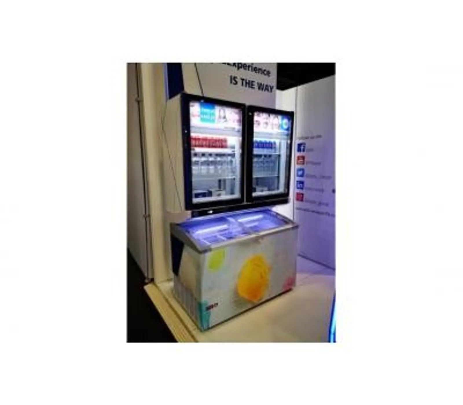 Iarp AMAZE S100 - Self-stand Combination Dual Temperature Cabinet