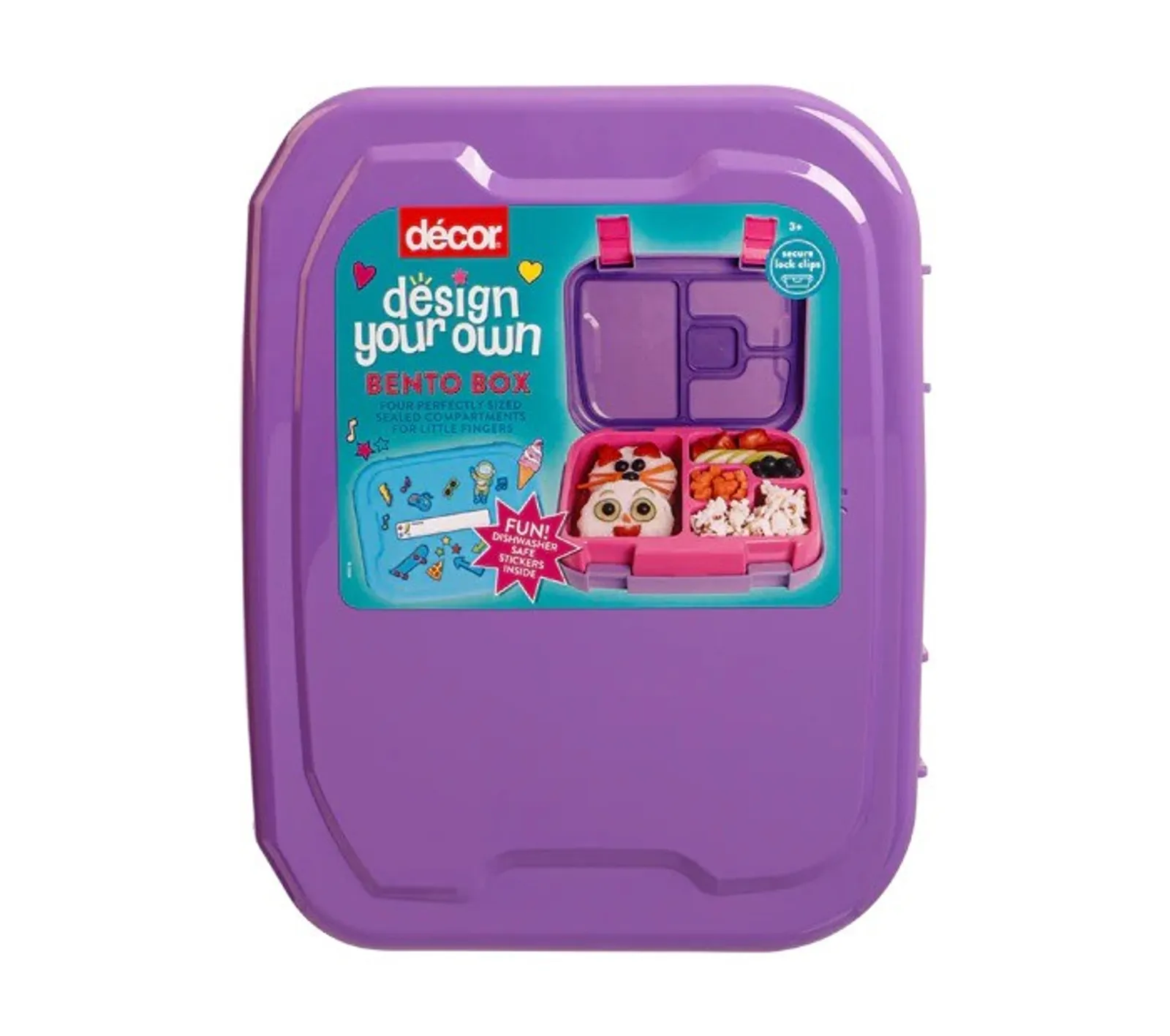 Decor 265000 - Bento 4 Compartment Lunch Box