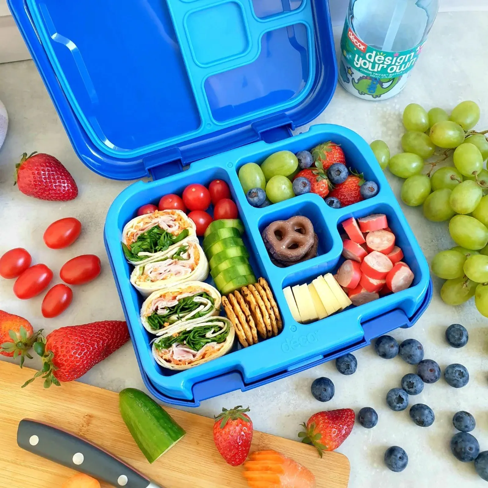 Decor 265000 - Bento 4 Compartment Lunch Box