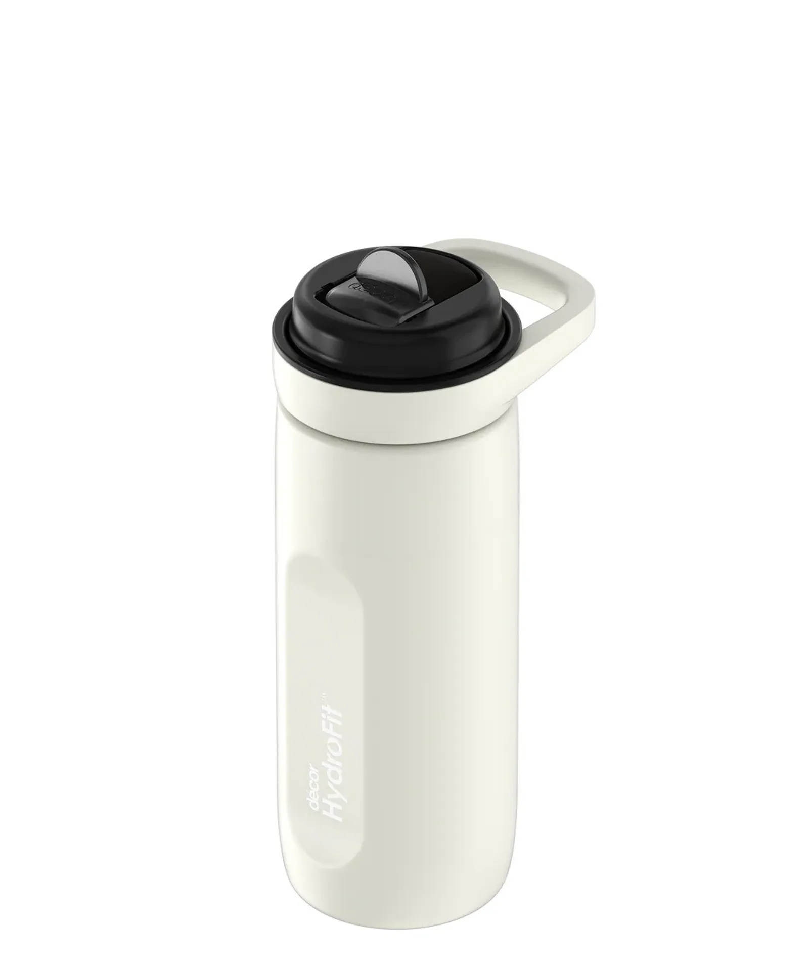 Decor HydroFit 273500 - Soft Sip Insulated Stainless Steel Bottle with Rigid Handle, 500mL