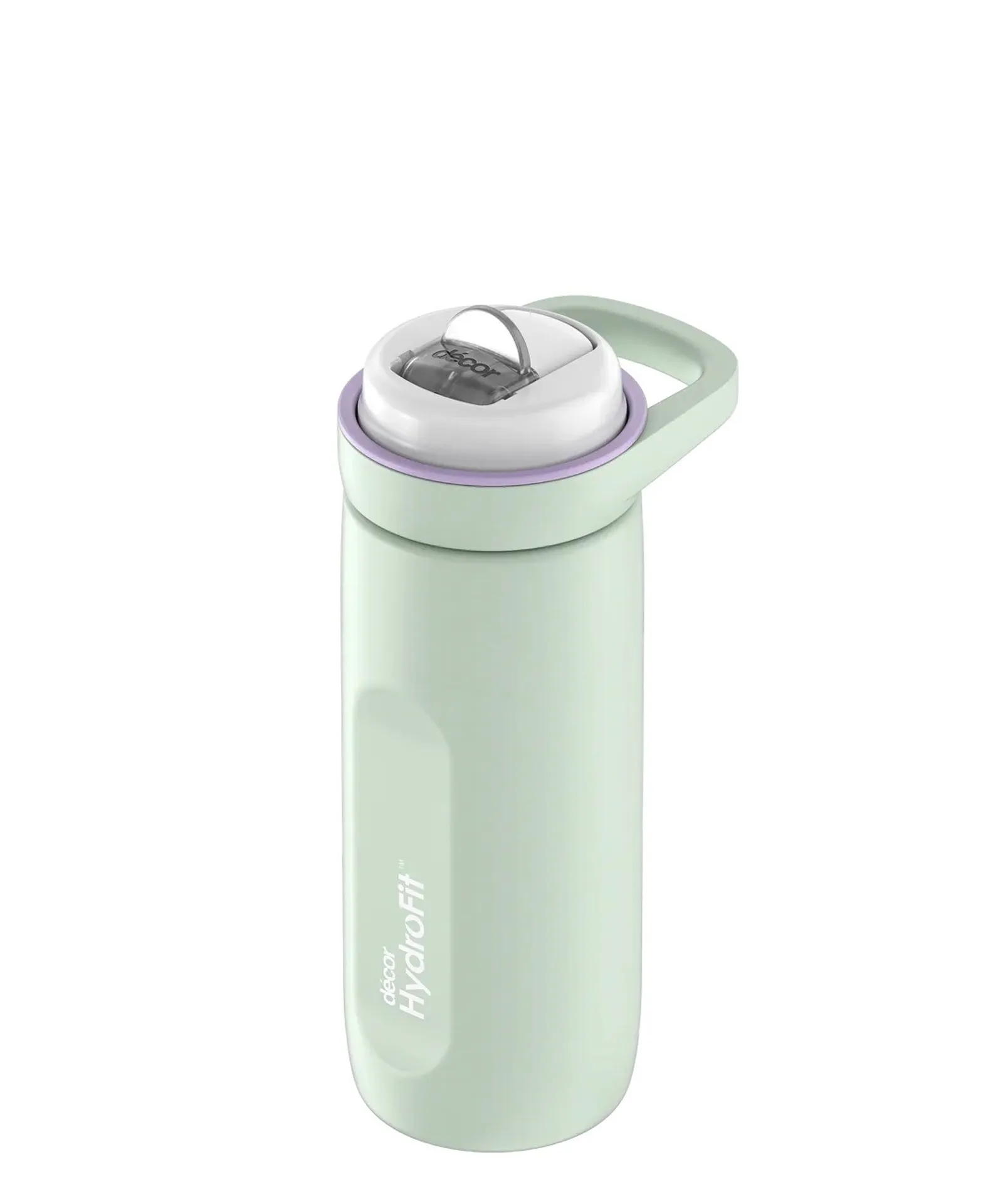 Decor HydroFit 273500 - Soft Sip Insulated Stainless Steel Bottle with Rigid Handle, 500mL