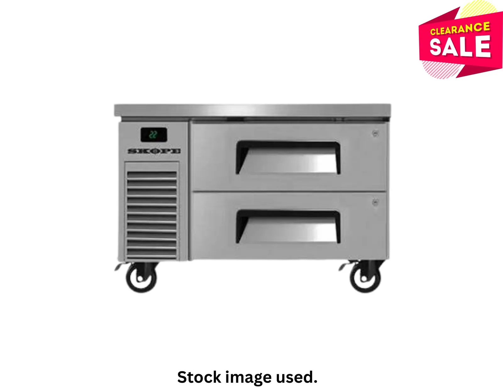 Skope ReFlex RF8.CBR.1.D2 - 2 Drawer, Chef Base Fridge - Aged Stock