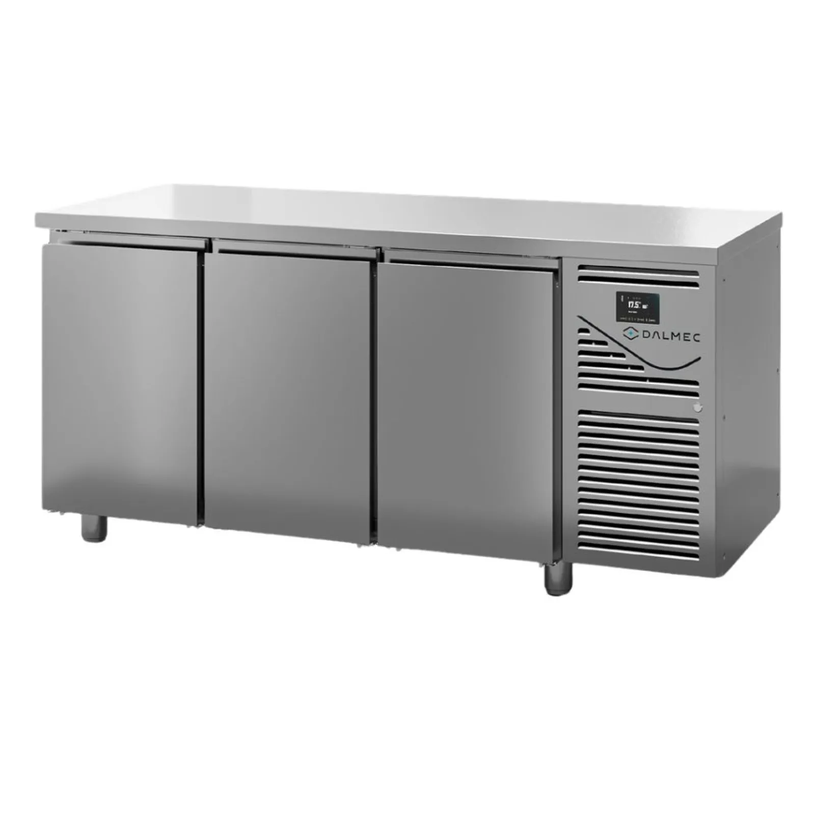 Dalmec CPCT803ANCHLI - Undercounter 3 Door Chocolate Fridge 593L Capacity