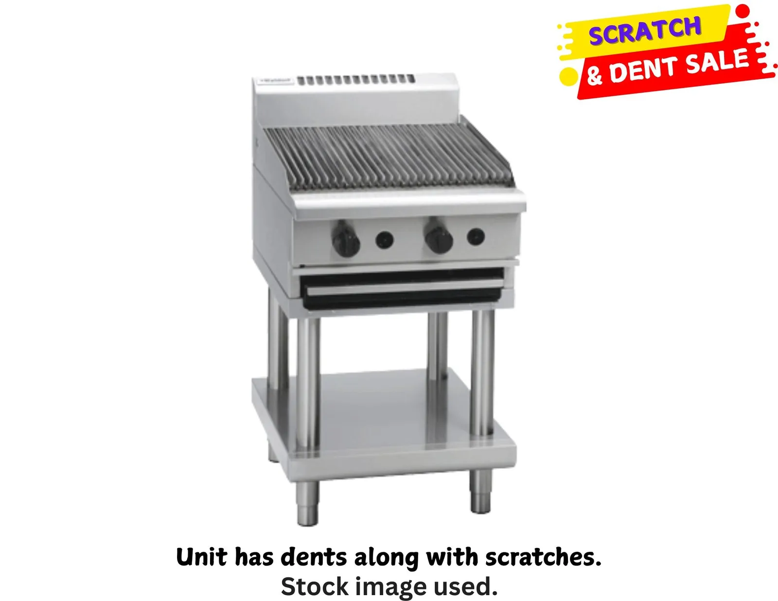 Waldorf 800 Series CH8600G-LS - 600mm Gas Chargrill Leg Stand - Clearance