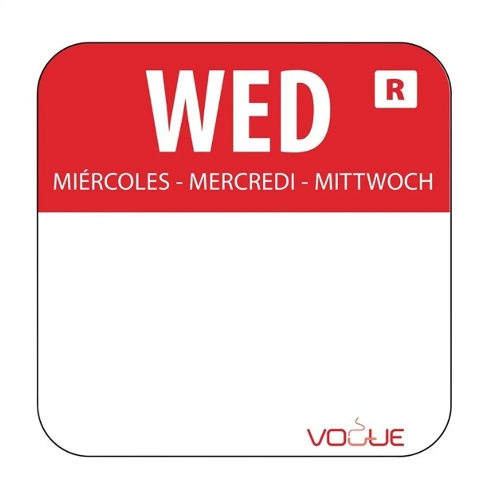 Vogue S154 - Days Of The Week Labels & Dispenser