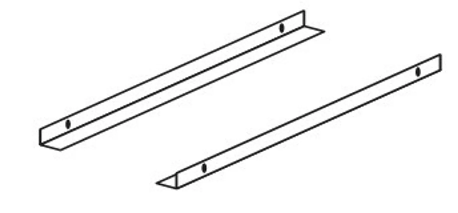 Dalmec AKITGLA7G - 2 x (614.5x25 mm) - GN 2/1 530x650 - Cabinet Thickness 80