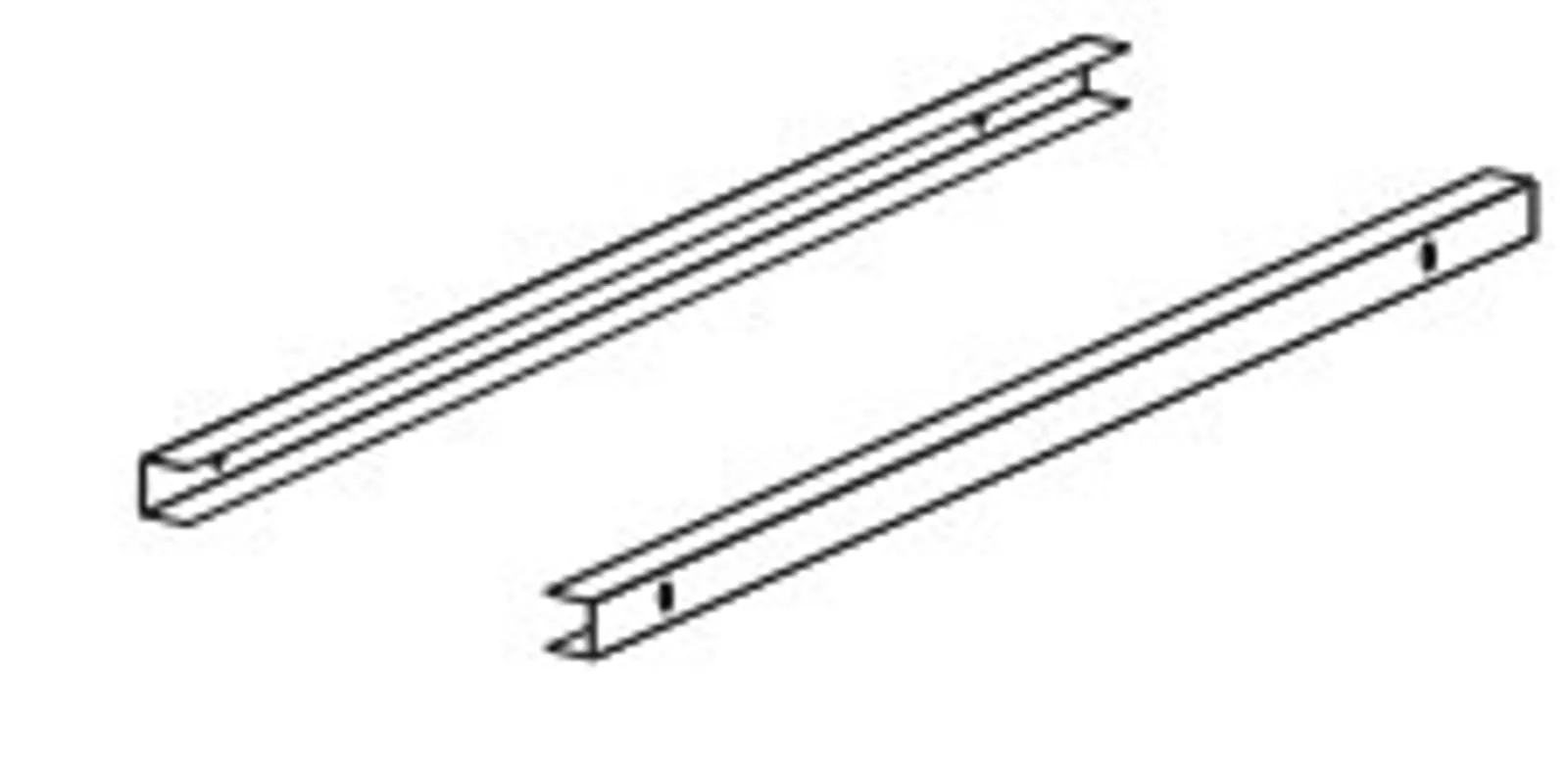 Dalmec AKITGUA7G - 2 x (614.5x18 mm) - GN 2/1 530x650 - Cabinet Thickness 80