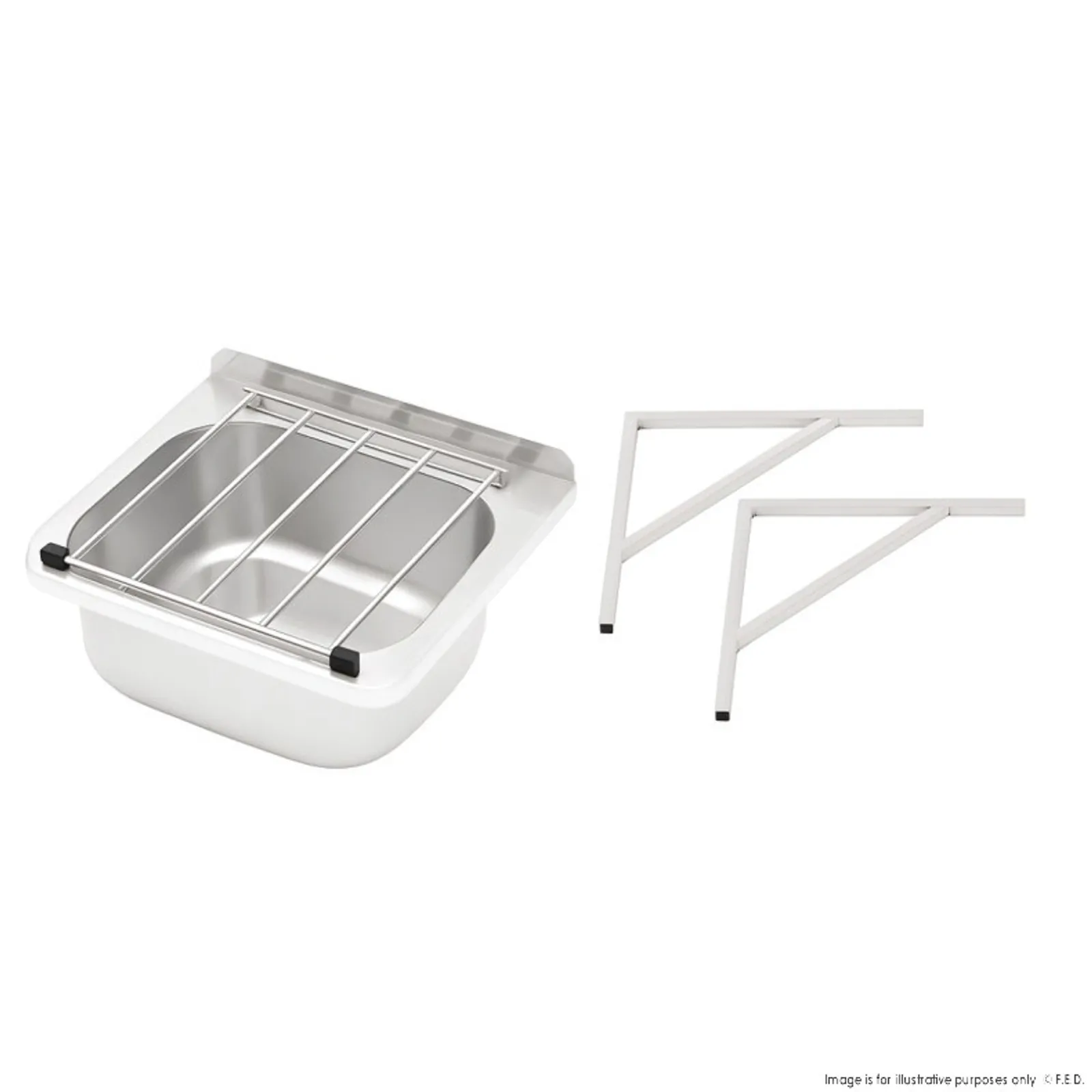 Modular Systems HCS-AB - Stainless Steel Mop / Cleaning Sink