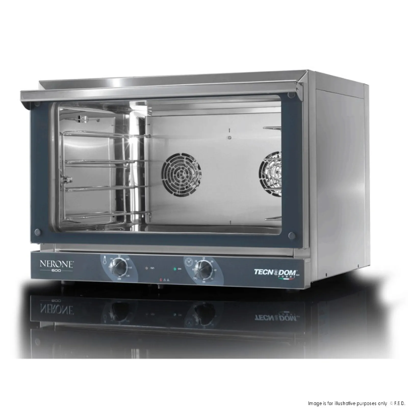 Tecnodom TDE-4B - Nerone EKO 600x400 Tray Convection Oven