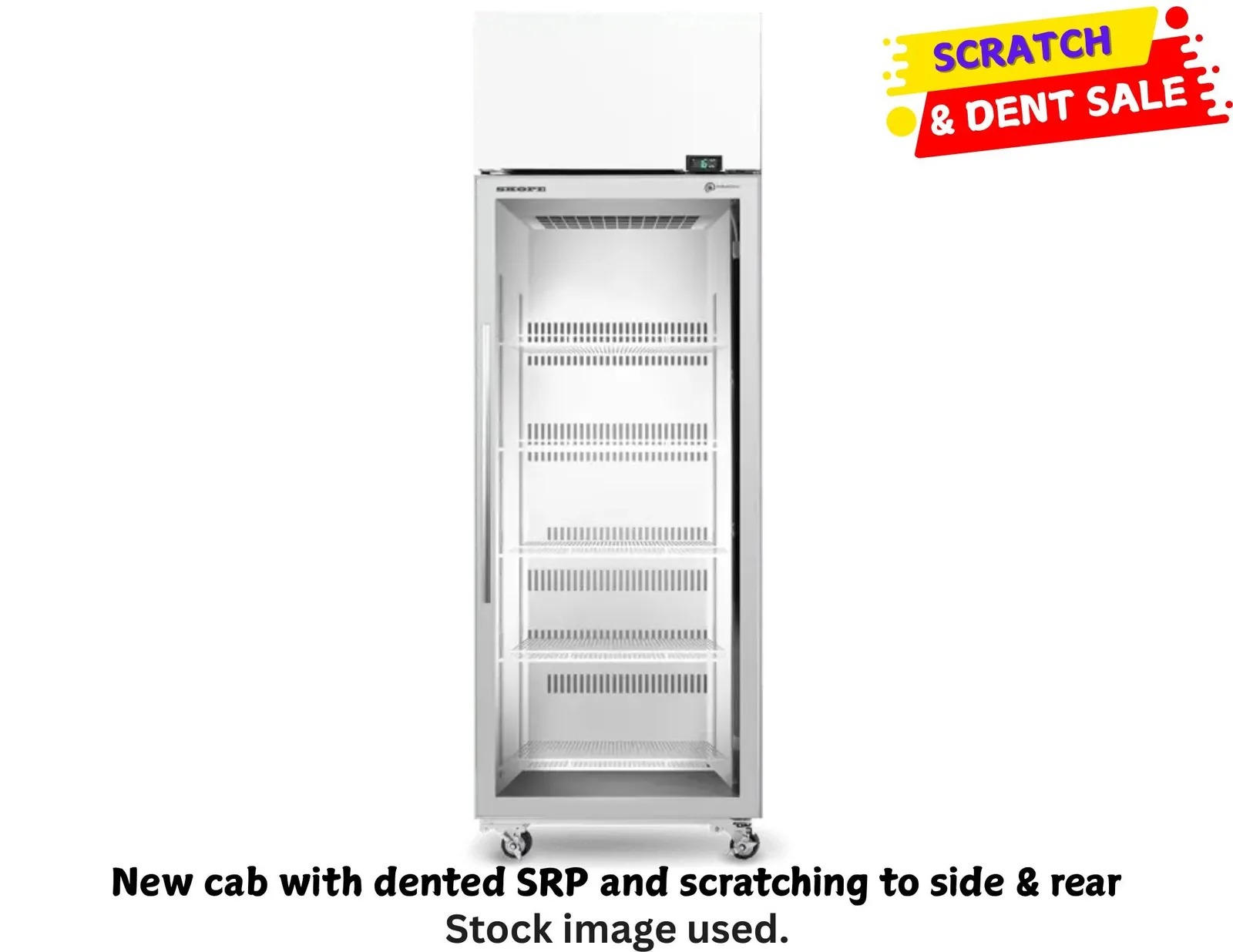 SKOPE ActiveCore TME650N-A Top Mount 1 Door Display Fridge - Clearance (2)