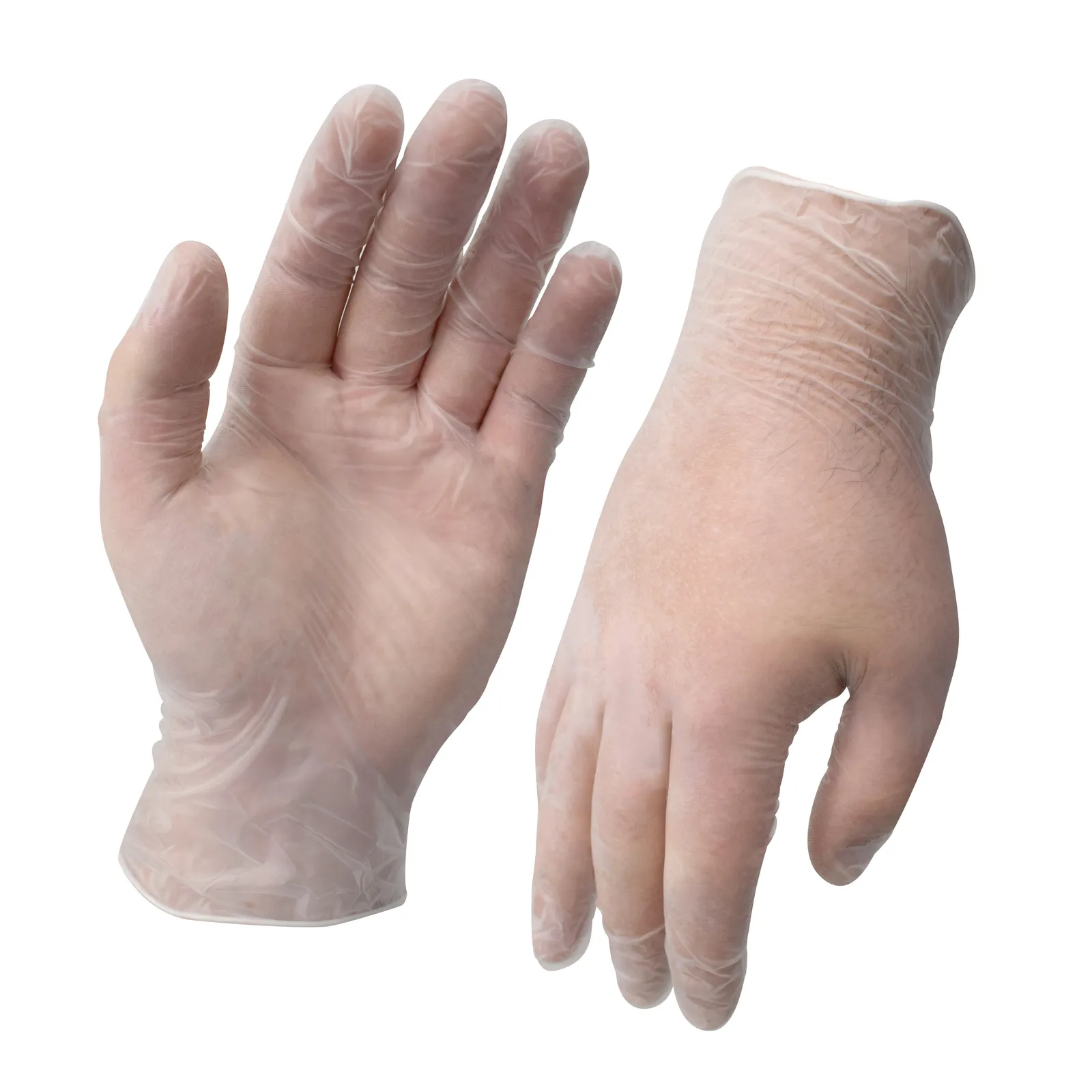 Ultra Fresh 468402 - Powder-Free Clear Vinyl Disposable Examination Gloves Premium Weight